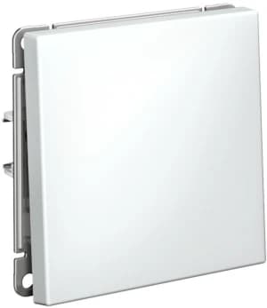 Одноклавишный перекрёстный переключатель на автозажимах (Белый)