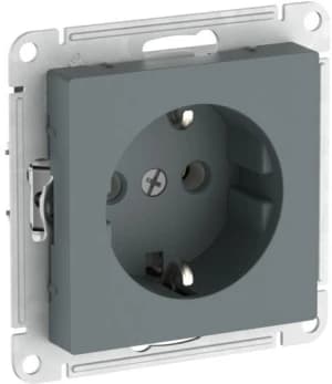 Розетка электрическая Schneider на автозажимах (Грифель)