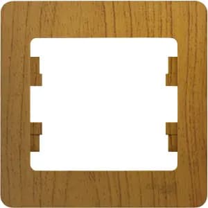 Рамка Systeme Glossa, 1 пост (дерево дуб)