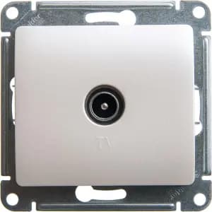 Розетка телевизионная обычная (Перламутр)