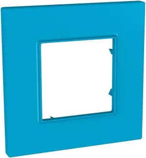 Рамка Unica Quadro одноместная (голубика)