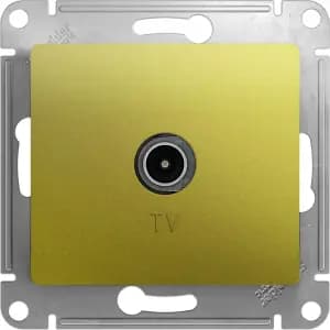 Розетка телевизионная оконечная (Фисташковый)