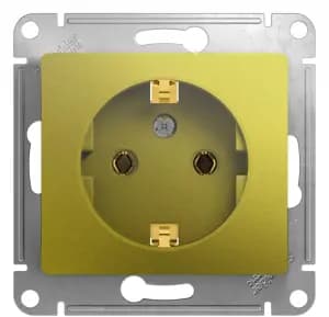 Розетка электрическая Schneider (Фисташковый)