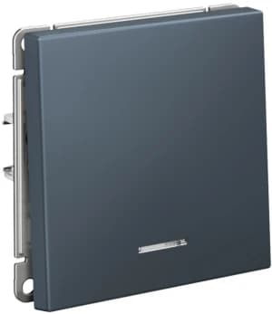 Одноклавишный выключатель с подсветкой на автозажимах (Грифель)