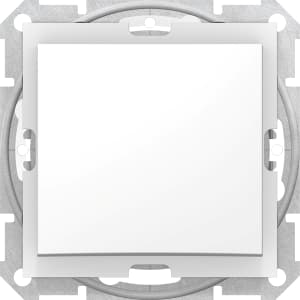 Влагозащищенный одноклавишный переключатель IP44 (Белый)