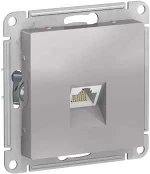 Розетка информационная RJ45 категория 5e (Алюминий)