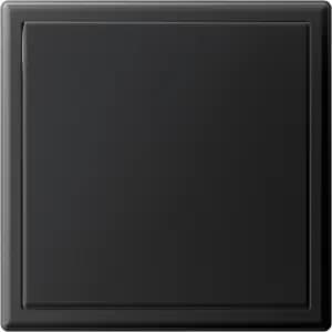 Одноклавишный выключатель в комплекте с рамкой (Карбон)