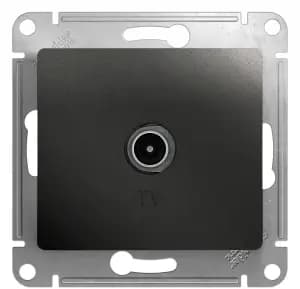 Розетка телевизионная оконечная (Антрацит)