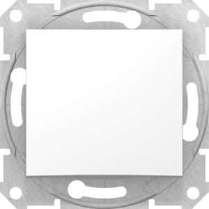 Одноклавишный переключатель (Белый)