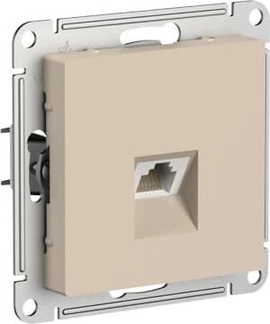 Розетка информационная RJ45 категория 5e (Песочный)