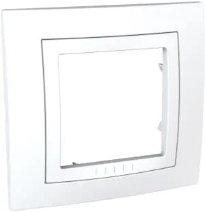 Рамка с декоративным элементом, 1 место (белый)