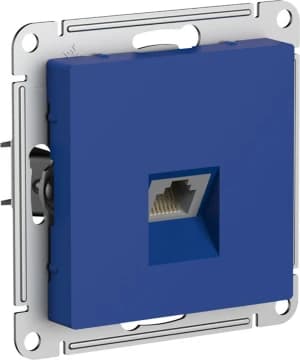 Розетка информационная RJ45 категория 6a (Аквамарин)