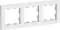 ATN000103 Рамка Systeme AtlasDesign, 3 поста, белая