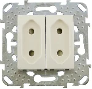Розетка электрическая Schneider Unica (бежевый)