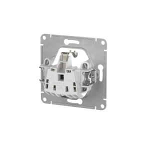 Розетка электрическая Schneider с откидной крышкой (Белый)