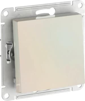 Одноклавишный выключатель на автозажимах (Жемчуг)