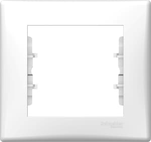 Рамка Schneider Sedna, 1 пост, белая