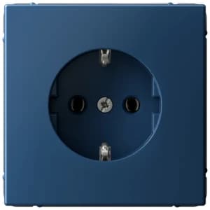 Розетка электрическая Schneider на автозажимах (Аквамарин)