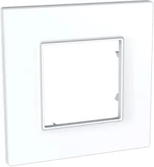 Рамка Unica Quadro одноместная (белый)