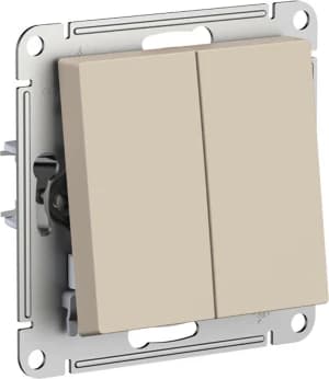 Двухклавишный переключатель (Песочный)