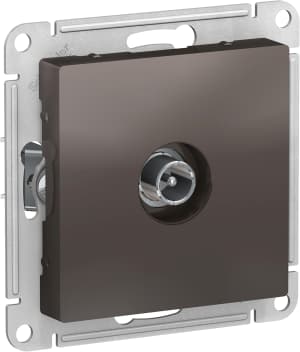 Розетка телевизионная проходная 4dB (Мокко)