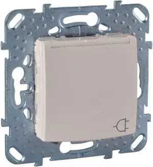 Розетка электрическая Schneider Unica (бежевый)