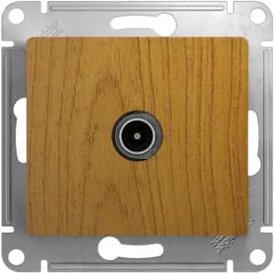 Розетка телевизионная оконечная (Дерево дуб)