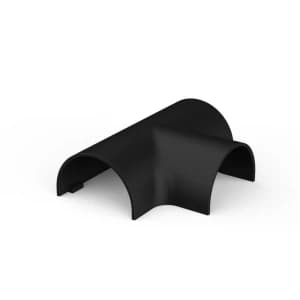 MultiSet Тройник для кабель-канала 20х12 Антрацит