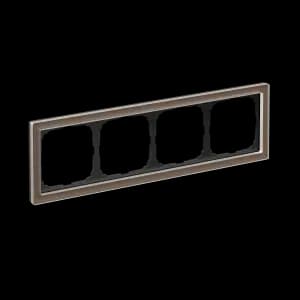 Рамка Schneider Systeme ArtGallery Pure, 4 поста (Стекло Мокко)