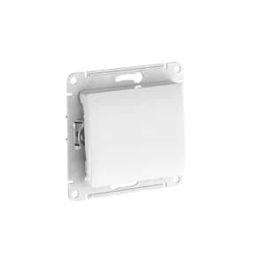 Одноклавишный переключатель на автозажимах (Белый)