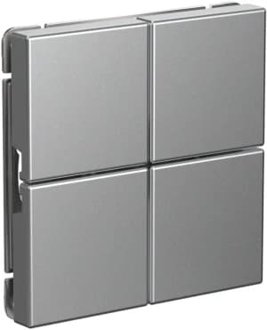 ARTGALLERY 4-клавишный ВЫКЛЮЧАТЕЛЬ СЦЕНАРНЫЙ, сх. 1, АЛЮМИНИЙ