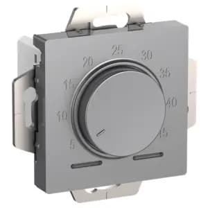 Терморегулятор/термостат Schneider AtlasDesign электронный для теплого пола, с датчиком пола (Алюминий) 10 A