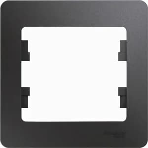 Рамка Systeme Glossa, 1 пост (графит)