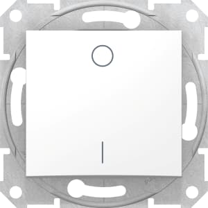 Двухполюсный выключатель 16A (Белый)