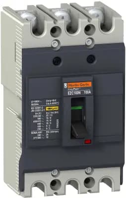 Автоматический выключатель EZC100 18 KA/380 В 3П/3T 50 A