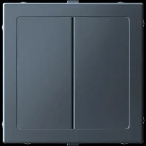 Двухклавишный перекрёстный переключатель (Грифель) AtlasDesign с адаптером ArtGallery