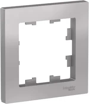 Рамка Systeme AtlasDesign, 1 пост (Алюминий)