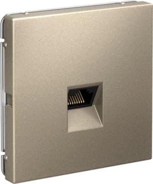 Розетка информационная RJ45 категория 5e (Шампань)