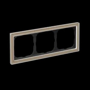 Рамка Schneider Systeme ArtGallery Pure, 3 поста (Стекло Шампань)