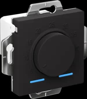 Терморегулятор/термостат Schneider AtlasDesign электронный для теплого пола, с датчиком пола (Карбон) 10 A