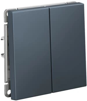 Двухклавишный выключатель на автозажимах (Грифель)