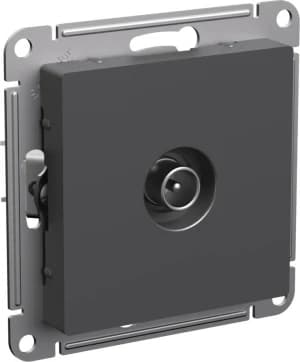 Розетка телевизионная проходная 4dB (Базальт)