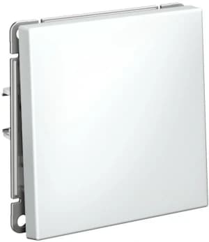 Одноклавишный переключатель на автозажимах (Белый)