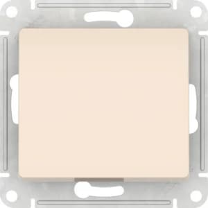 Одноклавишный перекрёстный переключатель на автозажимах (Бежевый)