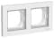 ATN440102 Рамка Systeme AtlasDesign влагозащищенная, 2 поста, белая