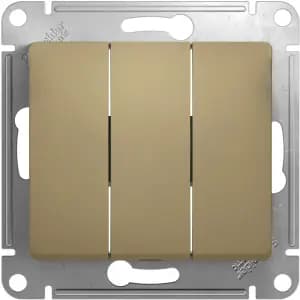 Трёхклавишный выключатель (Титан)