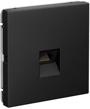 Розетка информационная RJ45 категория 6a (Карбон)