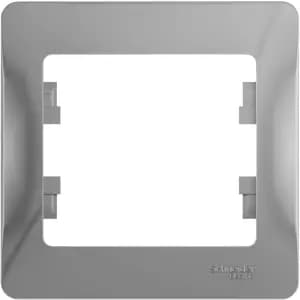 Рамка Systeme Glossa, 1 пост (алюминий)