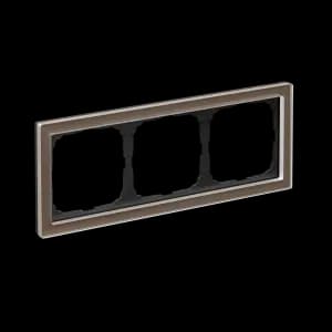Рамка Schneider Systeme ArtGallery Pure, 3 поста (Стекло Мокко)