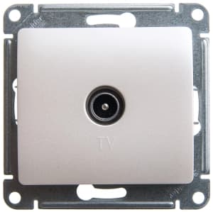 Розетка телевизионная оконечная (Перламутр)